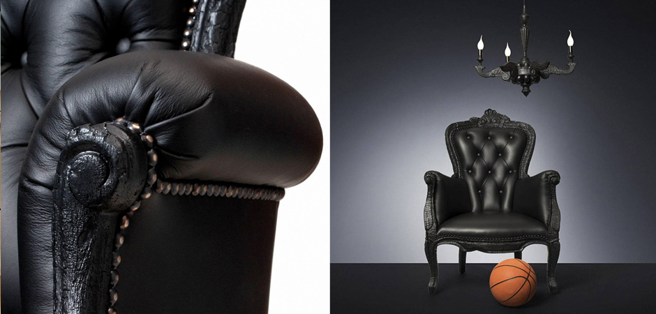 Дизайнерское Кресло Moooi Smoke обугленный эффект Дизайнерское Кресло Moooi Smoke обугленный эффект - Loft-Concept в Челябинске