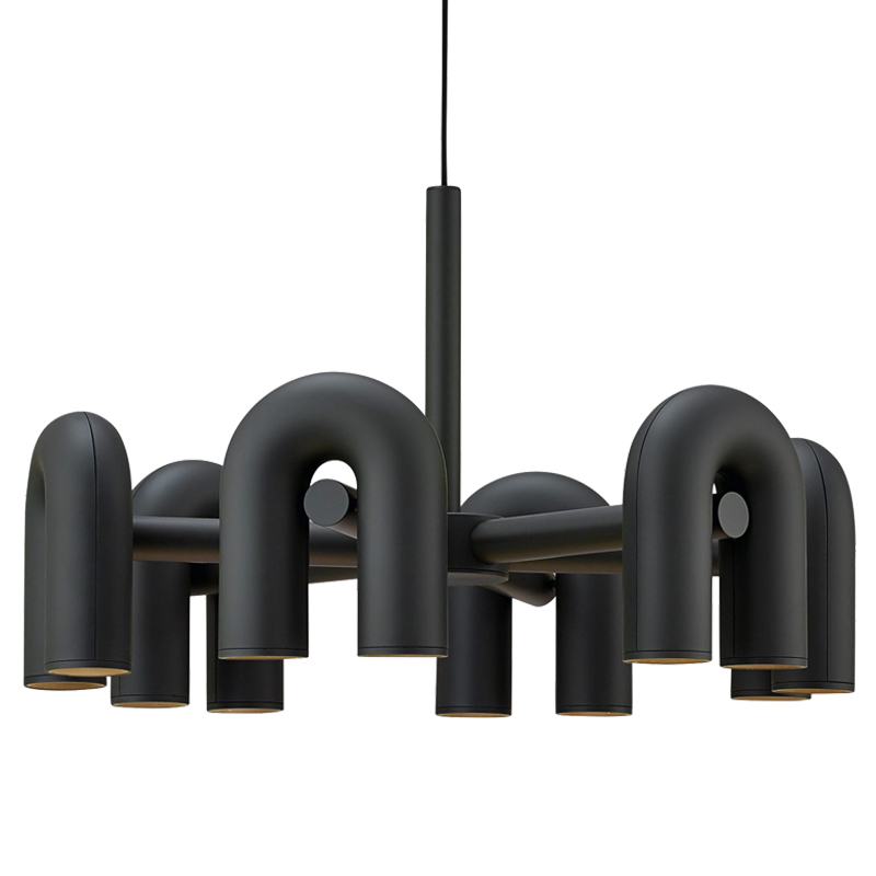 Люстра Cirkus AGO Lighting black 4-6 Черный Люстра Cirkus AGO Lighting black 4-6 Черный в Челябинске | Loft Concept