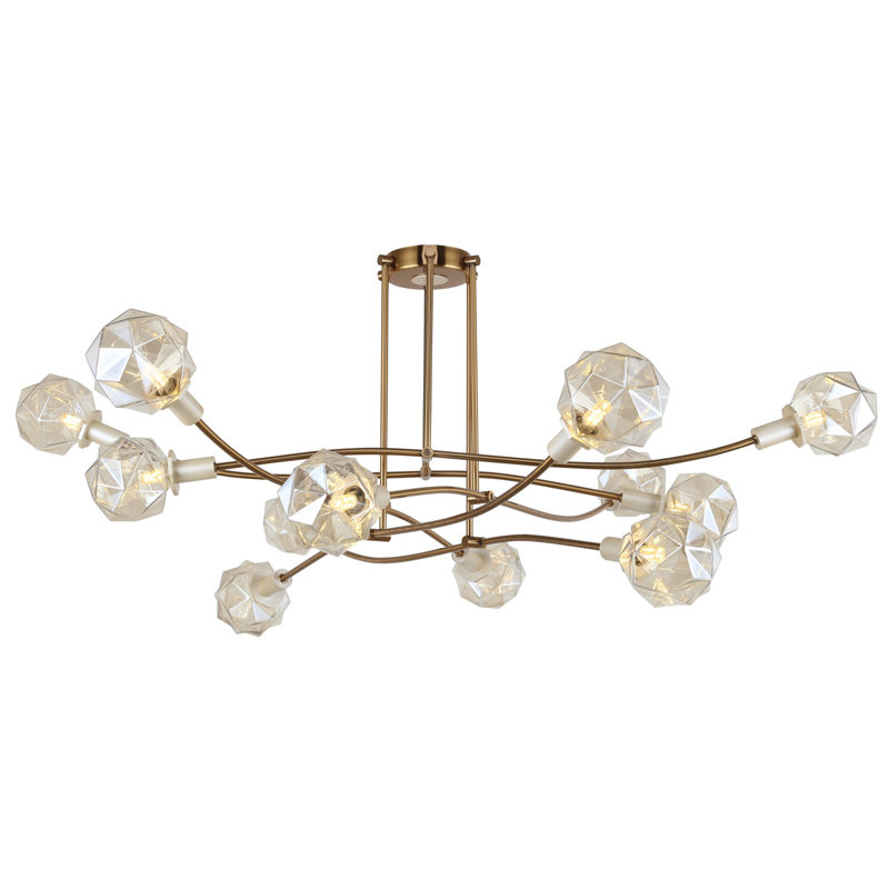 Люстра Severine Chandelier Золотой Золотой Шампань Люстра Severine Chandelier Золотой Золотой Шампань в Челябинске | Loft Concept