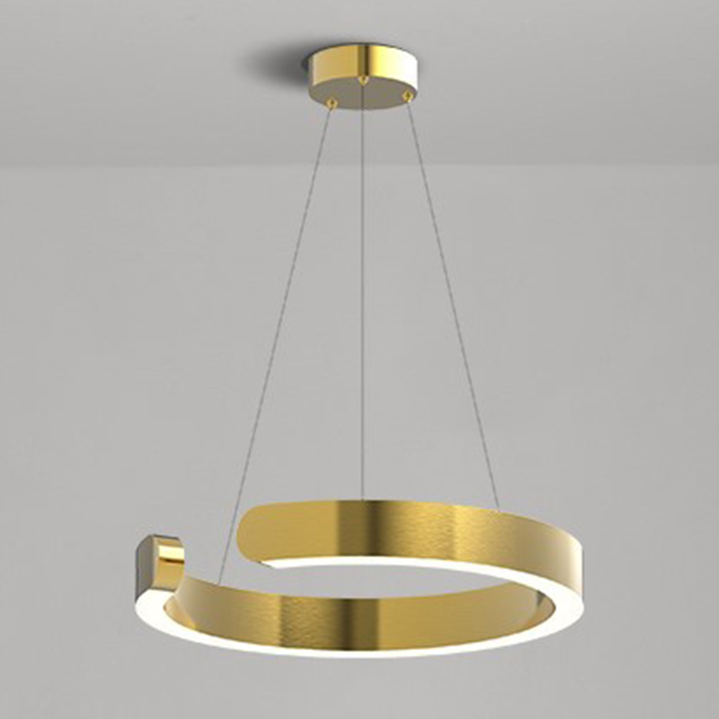 Дизайнерский Светодиодный Светильник Горизонтальное Кольцо Golden Horizontal Ring Глянцевое золото Дизайнерский Светодиодный Светильник Горизонтальное Кольцо Golden Horizontal Ring Глянцевое золото в Челябинске | Loft Concept