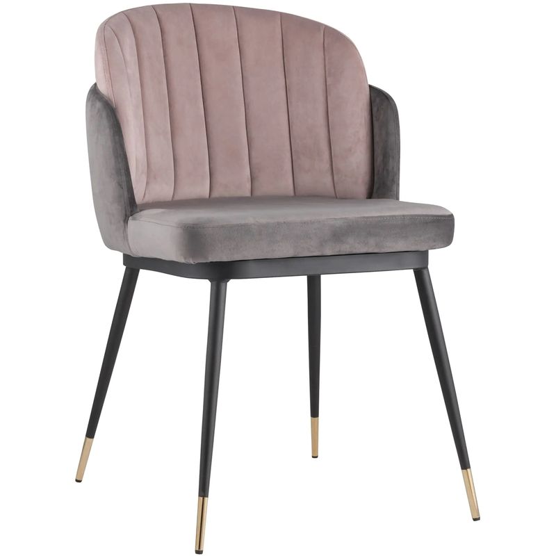 Стул Penelope Chair Серый цвет Розовый пастельный Серый Стул Penelope Chair Серый цвет Розовый пастельный Серый в Челябинске | Loft Concept