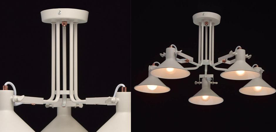 Потолочный светильник Rotating Light White Потолочный светильник Rotating Light White - Loft-Concept в Челябинске