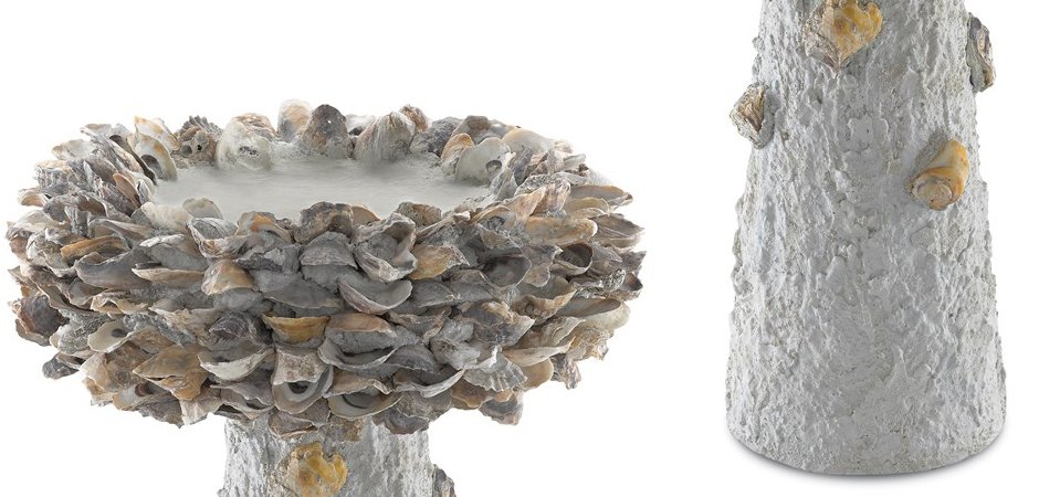 Приставной стол Oyster Shell Medium Bird Bath Приставной стол Oyster Shell Medium Bird Bath - Loft-Concept в Челябинске