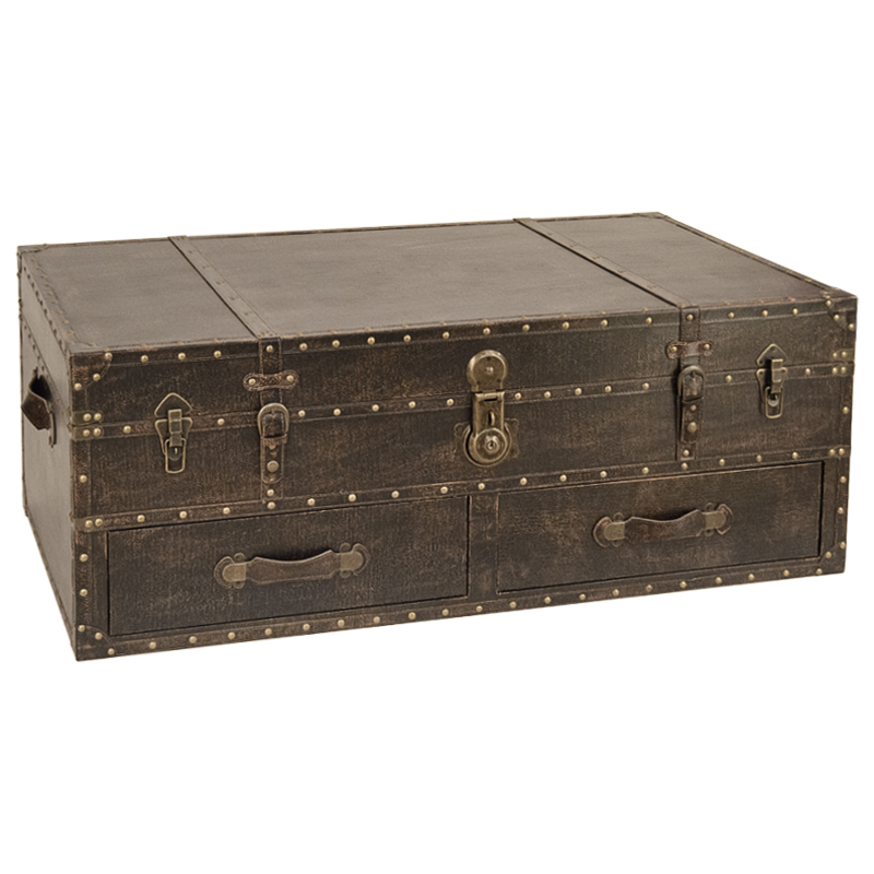 Сундук Chest Basil Коричневый винтаж Сундук Chest Basil Коричневый винтаж в Челябинске | Loft Concept