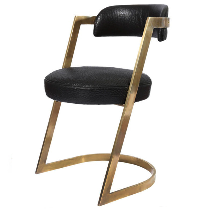 Стул Studio Dining Chair Черный Латунь в Челябинске | Loft Concept 