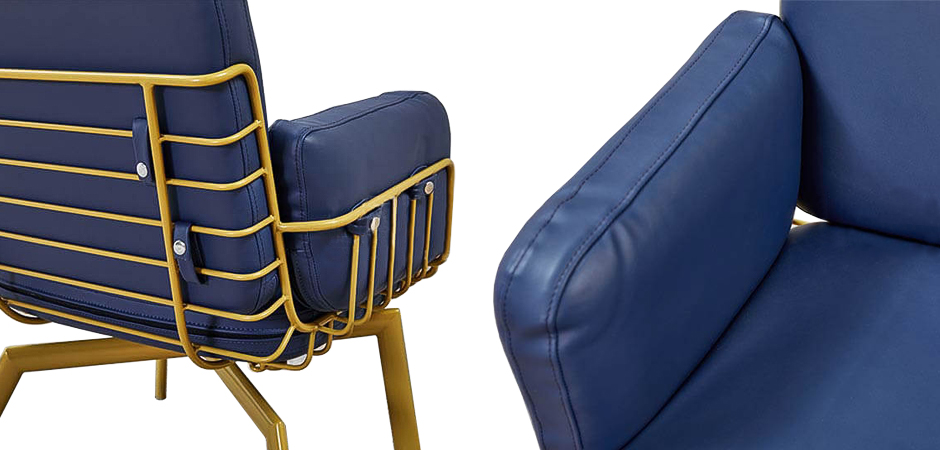 Кресло Frankie Armchair blue Кресло Frankie Armchair blue - Loft-Concept в Челябинске