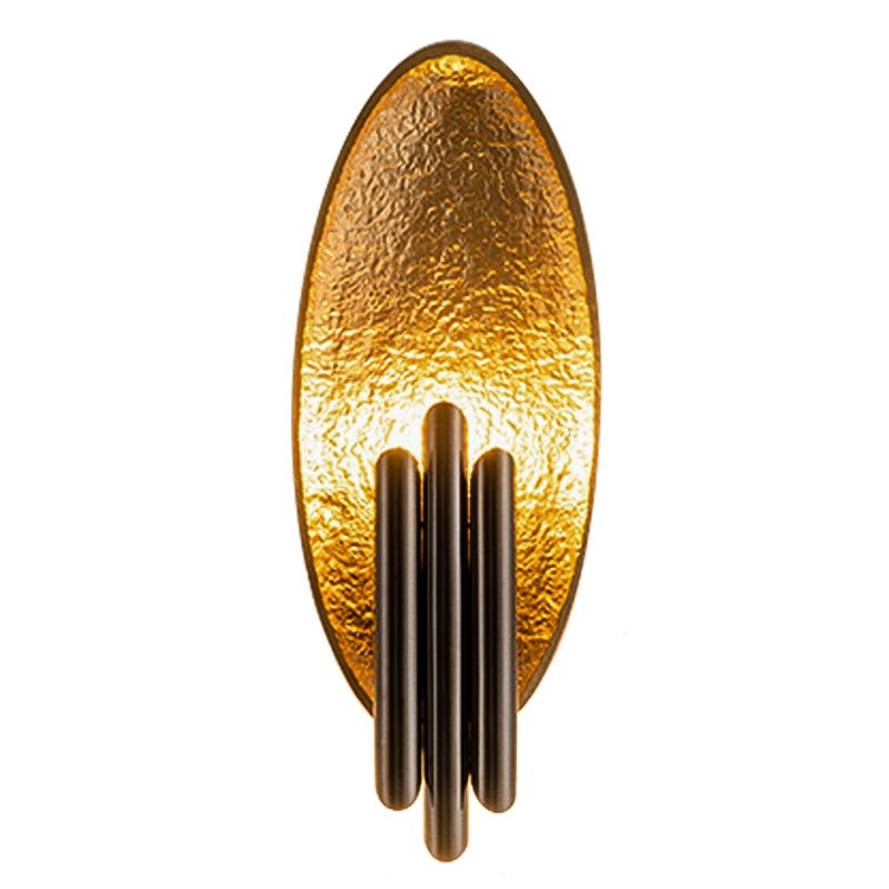Бра Corrugation Gold Черный Золотой Бра Corrugation Gold Черный Золотой в Челябинске | Loft Concept