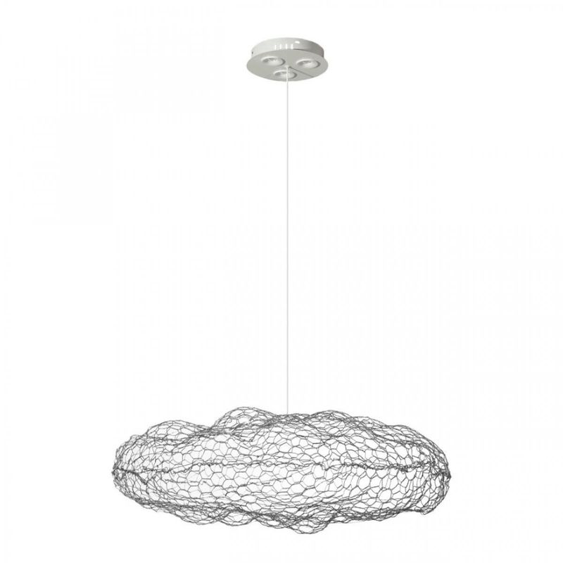 Светодиодная Люстра Серебряная Сеть LED Cloud Silver Серебряный Светодиодная Люстра Серебряная Сеть LED Cloud Silver Серебряный в Челябинске | Loft Concept