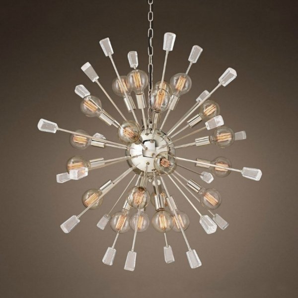 Люстра Eichholtz Tivoli Chandelier Nickel Хром Люстра Eichholtz Tivoli Chandelier Nickel Хром в Челябинске | Loft Concept