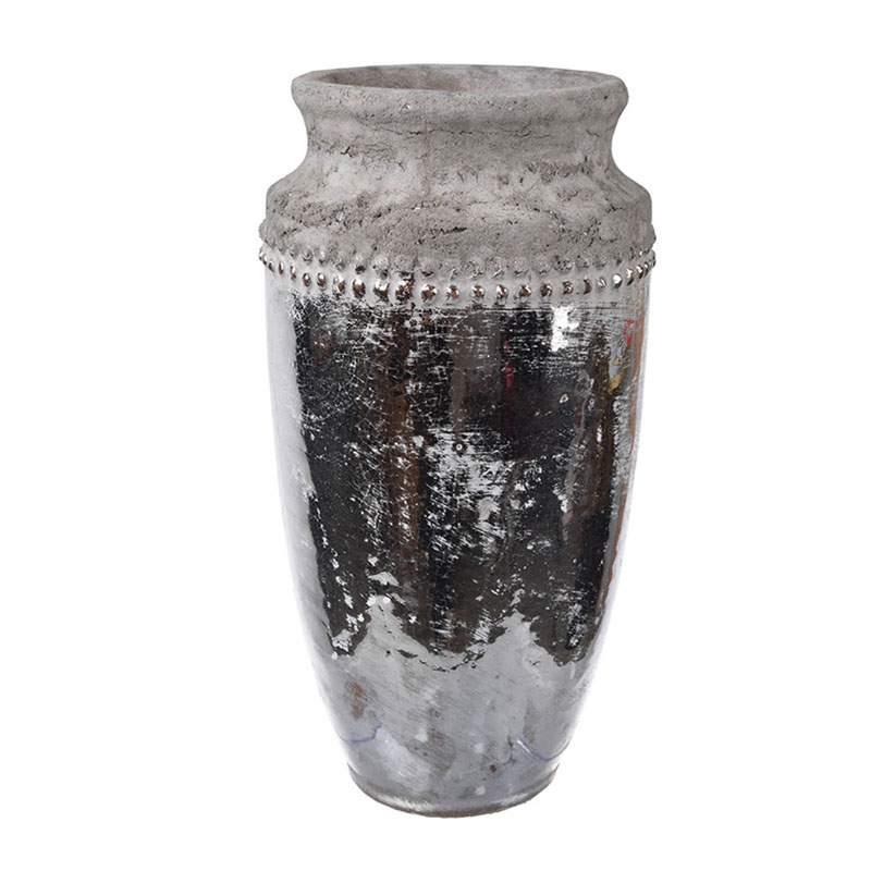 Ваза Vase Argenta silver 27 Серебряный Ваза Vase Argenta silver 27 Серебряный в Челябинске | Loft Concept