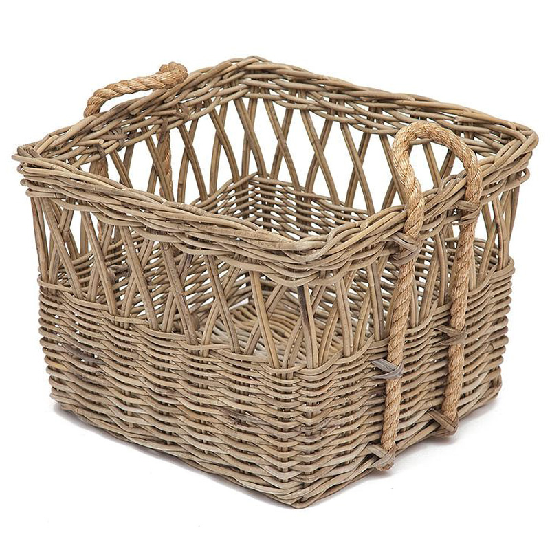 Корзина из ротанга Rattan Wicker Basket Древесина Корзина из ротанга Rattan Wicker Basket Древесина в Челябинске | Loft Concept