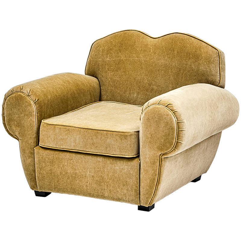 Кресло Braganza Chair Mustard Горчичный Кресло Braganza Chair Mustard Горчичный в Челябинске | Loft Concept