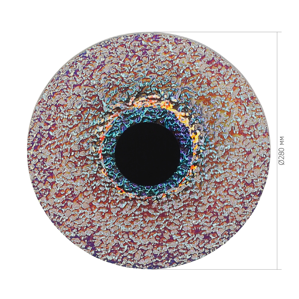 Подвесной светильник из фактурного двойного стекла Heterochromia в Челябинске