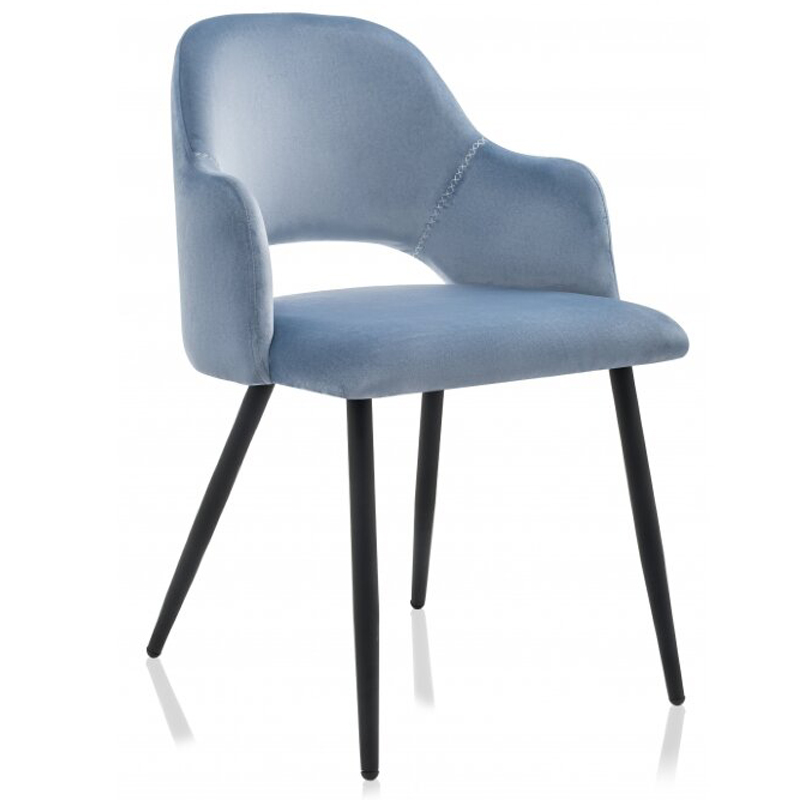 Стул Nafisa Stool Черный Голубой Стул Nafisa Stool Черный Голубой в Челябинске | Loft Concept