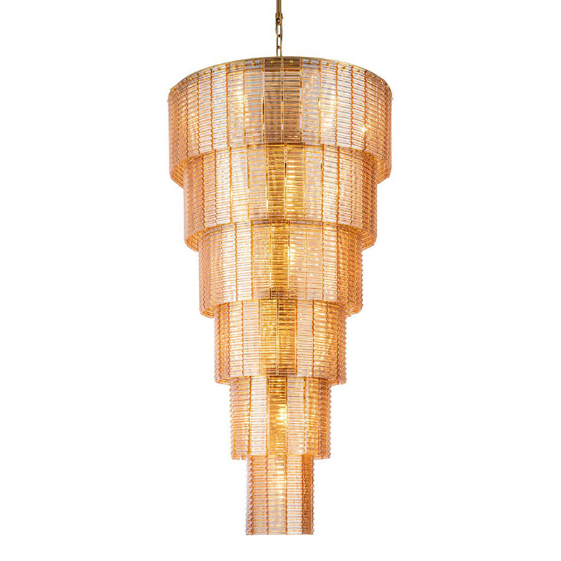 Люстра Branwen Amber Chandelier 71 Золотой Янтарный Люстра Branwen Amber Chandelier 71 Золотой Янтарный в Челябинске | Loft Concept