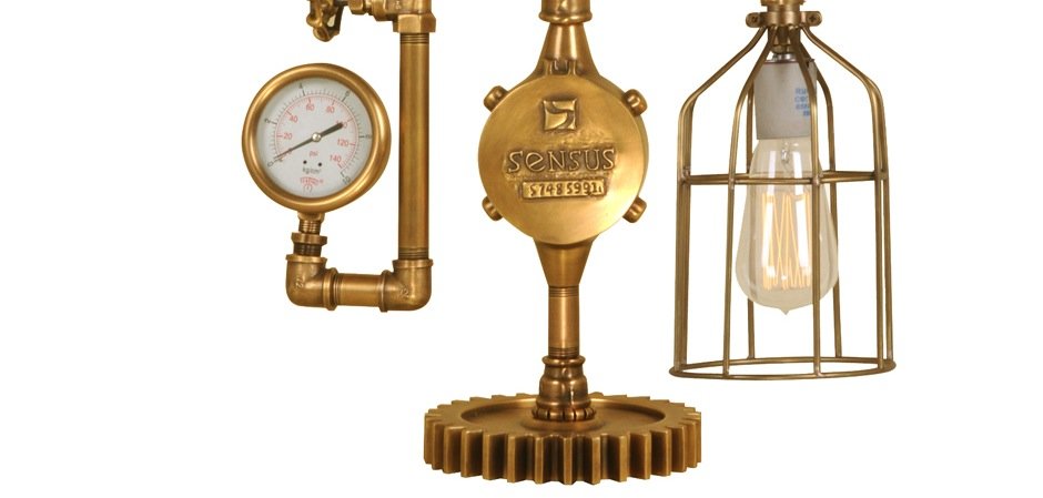 Настольная лампа Medium Brass Loft Настольная лампа Medium Brass Loft - Loft-Concept в Челябинске
