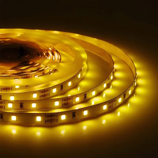 Светодиодная лента 4,8W/m 60LED/m 2835SMD желтый 5M Белый Светодиодная лента 4,8W/m 60LED/m 2835SMD желтый 5M Белый в Челябинске | Loft Concept