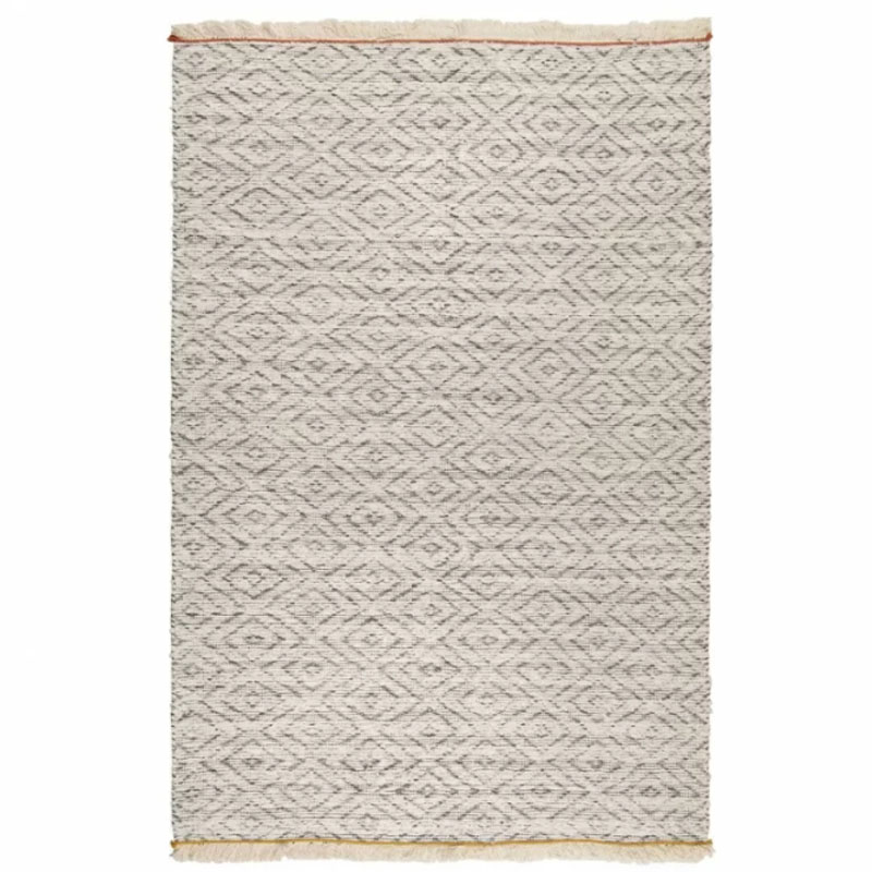 Ковер Mainyas Carpet 100% хлопок Белый Синий Ковер Mainyas Carpet 100% хлопок Белый Синий в Челябинске | Loft Concept