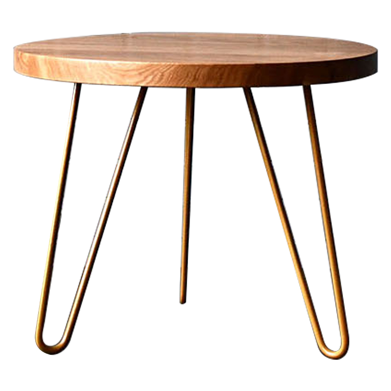 Кофейный стол Torin Industrial Metal Rust Coffee Table Светлый дуб Желтый в Челябинске | Loft Concept 