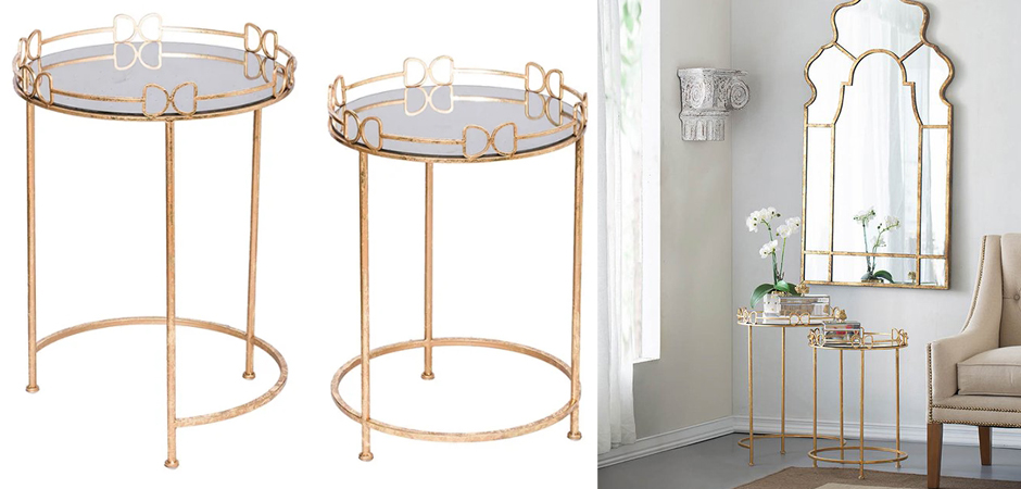 Приставной столик Round Table gold Приставной столик Round Table gold - Loft-Concept в Челябинске