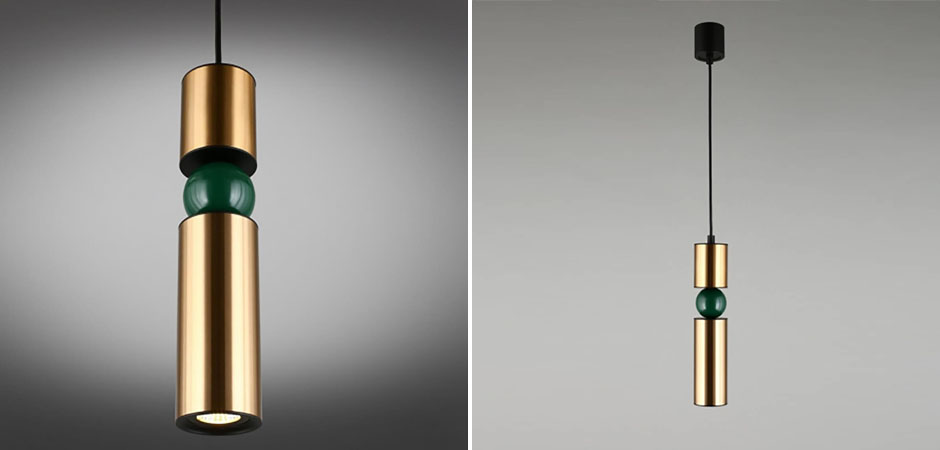 Подвесной светильник Lee Broom Fulcrum Золото и Зеленый цвет Подвесной светильник Lee Broom Fulcrum Золото и Зеленый цвет - Loft-Concept в Челябинске