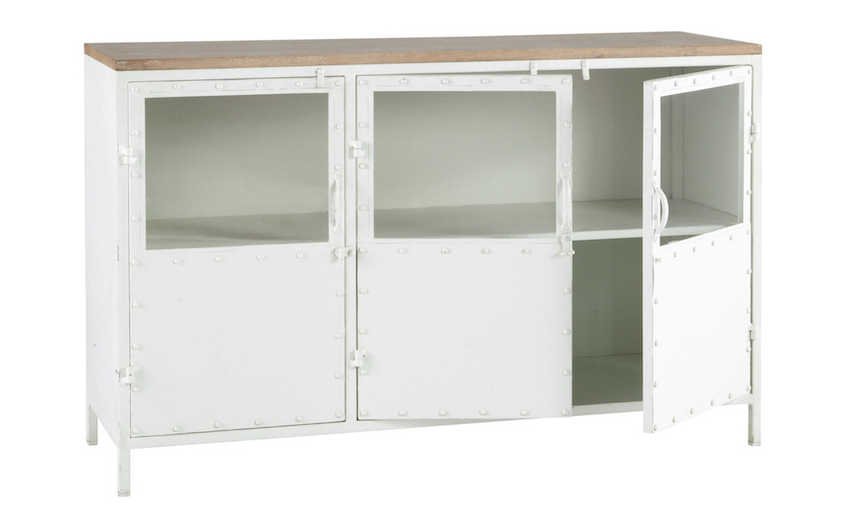 Буфет в стиле Лофт белый Industrial Rust Bleached Chest Буфет в стиле Лофт белый Industrial Rust Bleached Chest - Loft-Concept в Челябинске