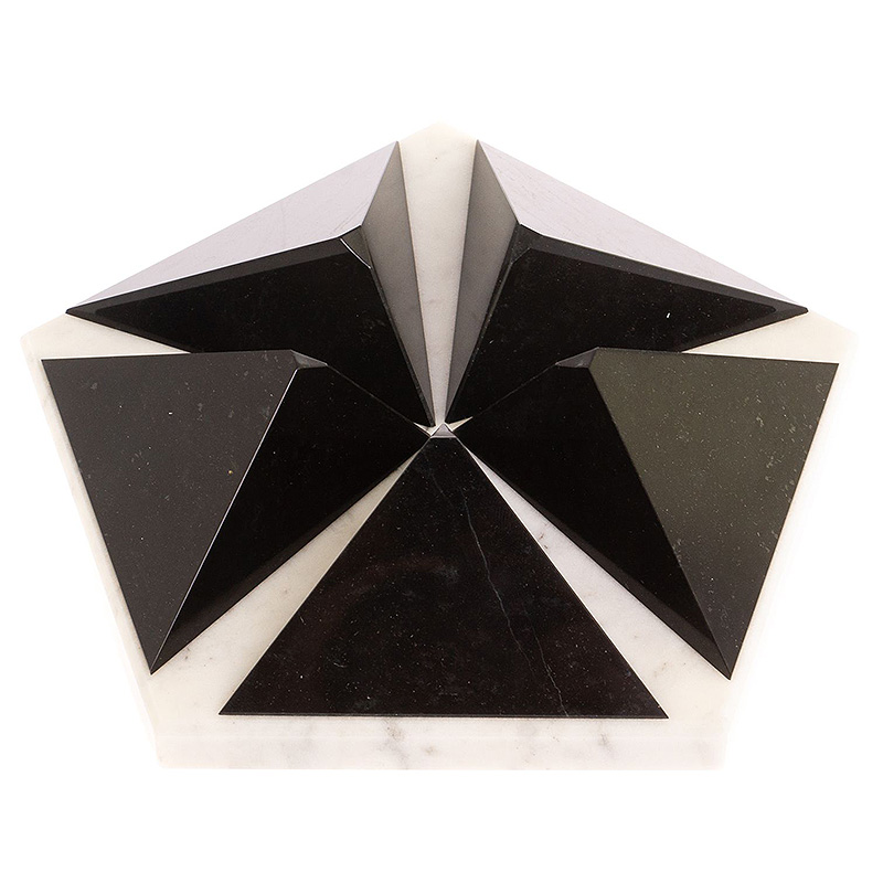 Подставка под шар в виде звезды из натуральных камней Змеевик Мрамор Natural Stone Sphere Stands Белый Черный Подставка под шар в виде звезды из натуральных камней Змеевик Мрамор Natural Stone Sphere Stands Белый Черный в Челябинске | Loft Concept
