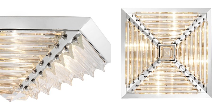 Потолочный светильник Eichholtz Ceiling Lamp Eden Nickel Потолочный светильник Eichholtz Ceiling Lamp Eden Nickel - Loft-Concept в Челябинске