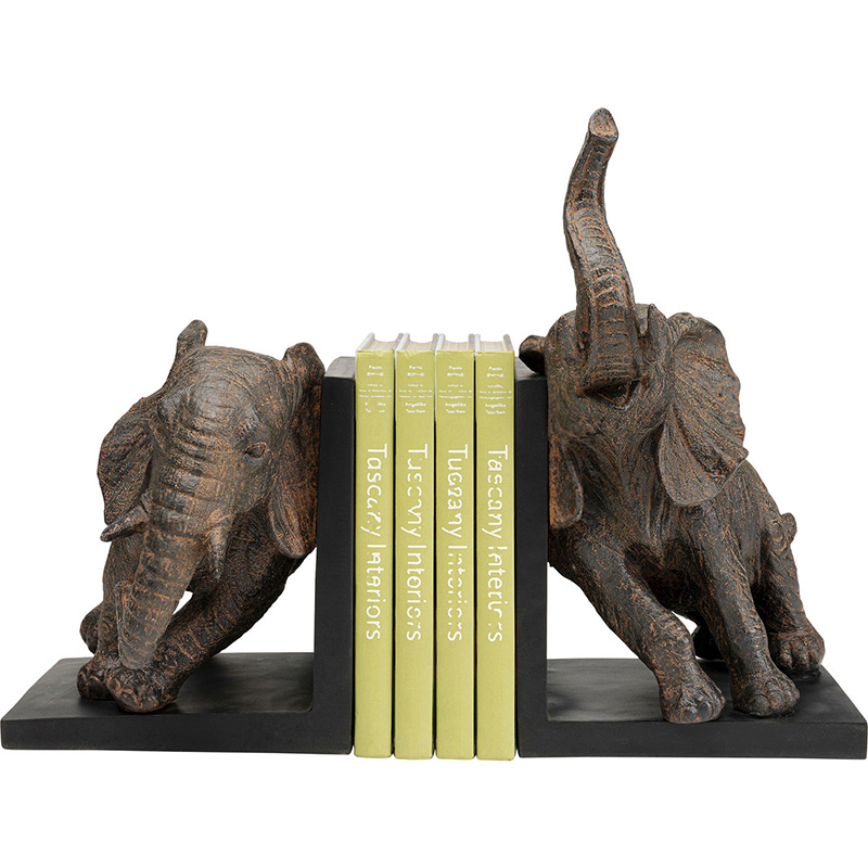 Держатель для книг Elephants Коричневый Держатель для книг Elephants Коричневый в Челябинске | Loft Concept