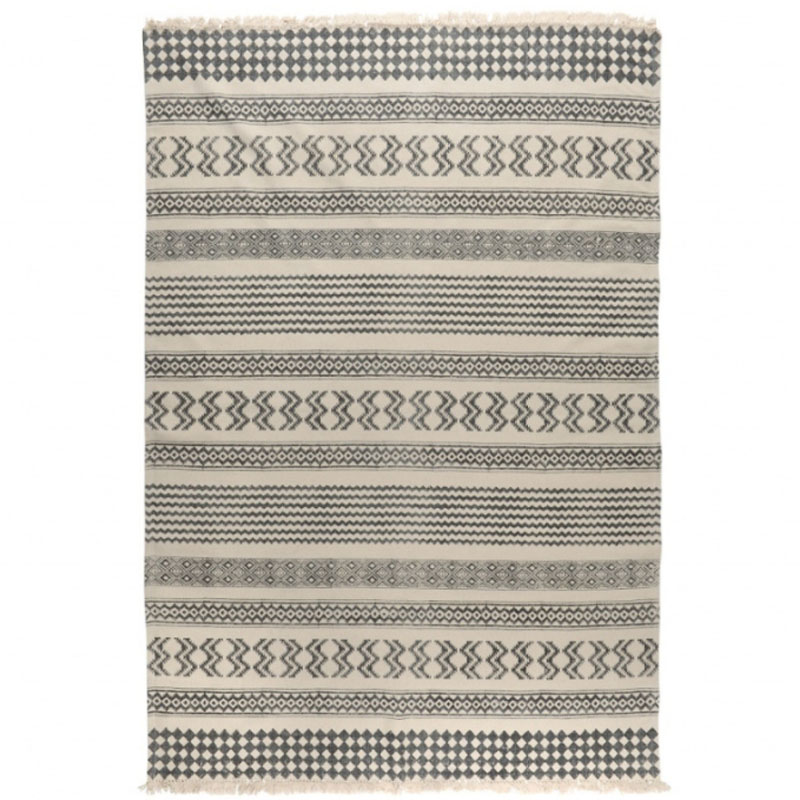 Ковер Halfani Carpet 100% хлопок Серый Синий Ковер Halfani Carpet 100% хлопок Серый Синий в Челябинске | Loft Concept