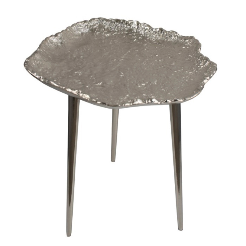 Приставной стол Edmundo Side Table Серебряный Приставной стол Edmundo Side Table Серебряный в Челябинске | Loft Concept