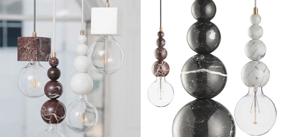 Подвесной светильник MARMOR SLIPP Bianco Подвесной светильник MARMOR SLIPP Bianco - Loft-Concept в Челябинске