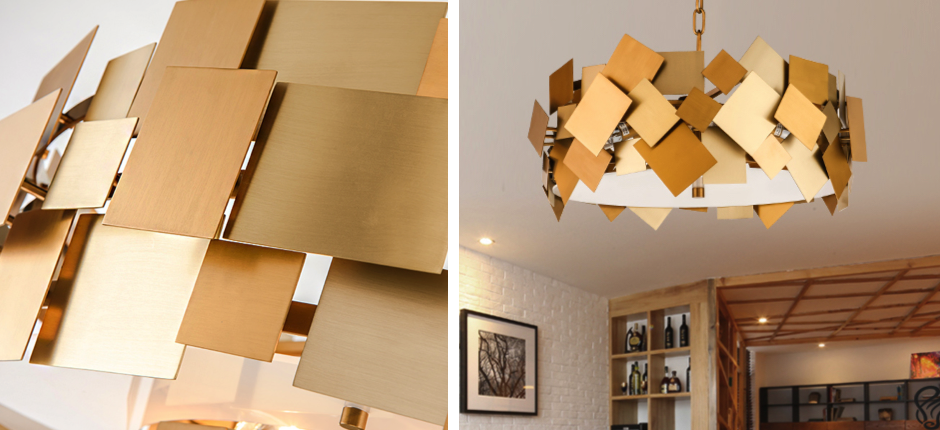 Люстра Gold Plate Chandelier 4 Люстра Gold Plate Chandelier 4 - Loft-Concept в Челябинске