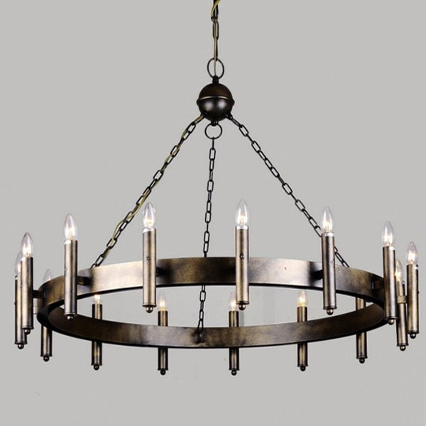 Люстра Loft Castle Chandelier 15 Металлик винтаж Люстра Loft Castle Chandelier 15 Металлик винтаж в Челябинске | Loft Concept