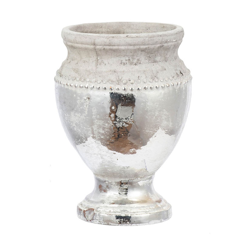 Ваза Vase Argenta Cup silver 28 Серебряный Ваза Vase Argenta Cup silver 28 Серебряный в Челябинске | Loft Concept