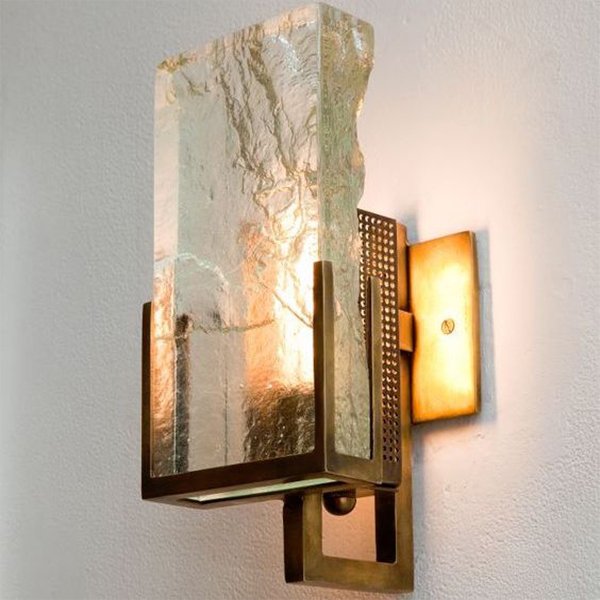 Бра Lianne Gold Glass Sconce Латунь Бра Lianne Gold Glass Sconce Латунь в Челябинске | Loft Concept