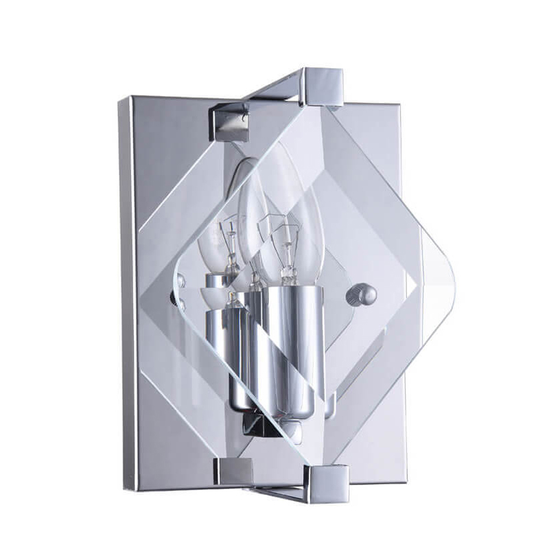 Бра Glass Rhombus Lighting Хром Бра Glass Rhombus Lighting Хром в Челябинске | Loft Concept