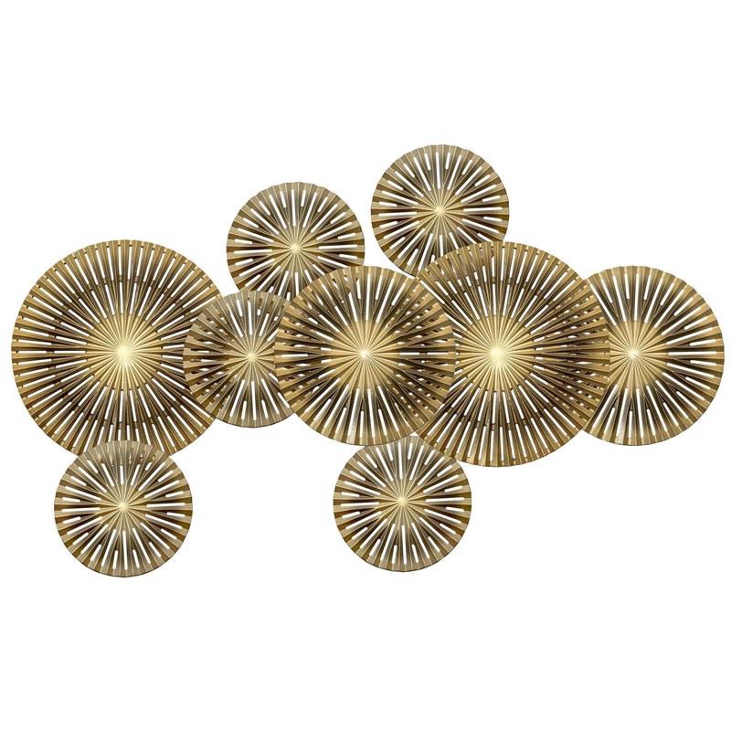 Арт-объект Apollo Brown and Gold Wall Plaque Disc gap 9 Золотой Коричневый Арт-объект Apollo Brown and Gold Wall Plaque Disc gap 9 Золотой Коричневый в Челябинске | Loft Concept