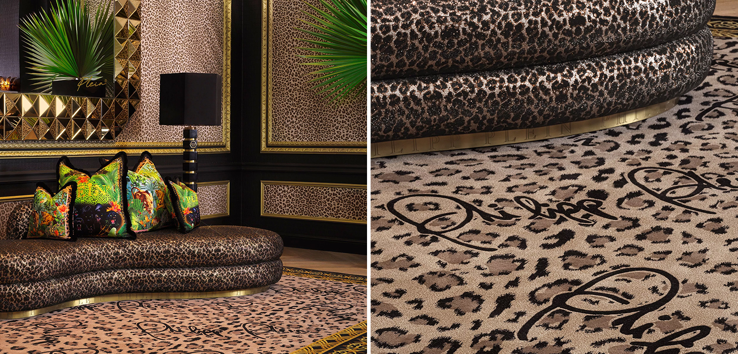 Ковер Philipp Plein Carpet Jungle 300 x 400 cm Коричневый - фото