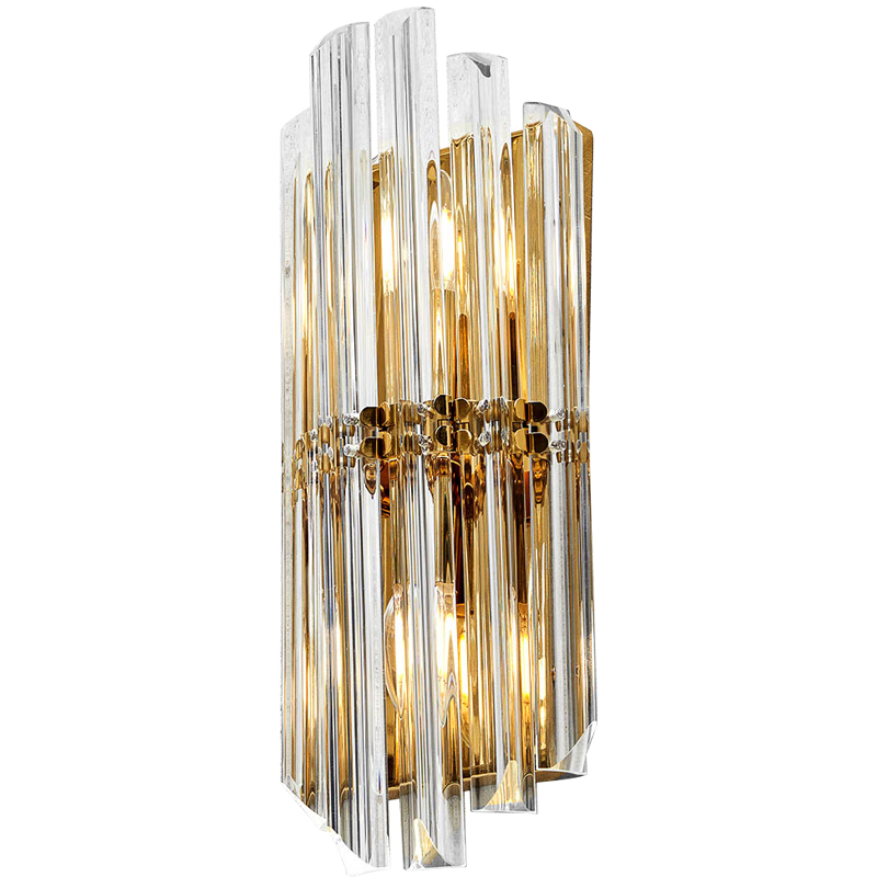 Бра Luxxu Glass Sconce Золотой Прозрачное Стекло Бра Luxxu Glass Sconce Золотой Прозрачное Стекло в Челябинске | Loft Concept