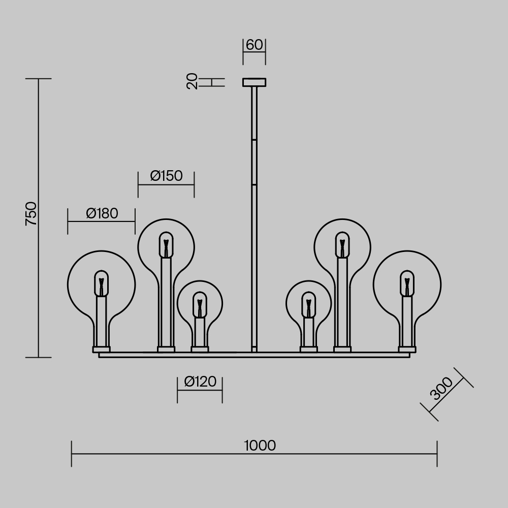 Люстра подвесная Status Е14 в Челябинске