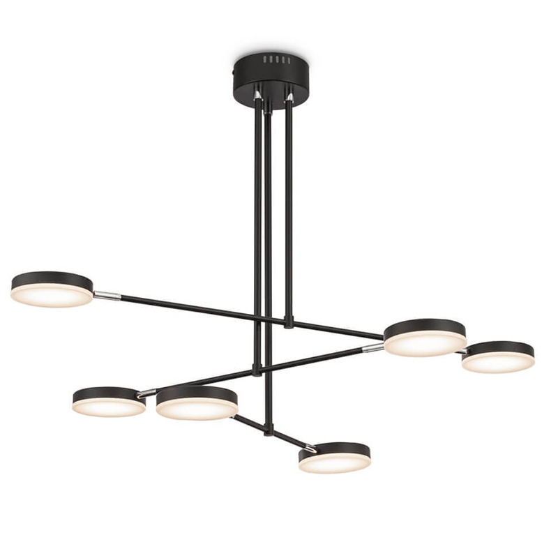 Люстра Maxine Light Chandelier 89 Черный Белый Люстра Maxine Light Chandelier 89 Черный Белый в Челябинске | Loft Concept