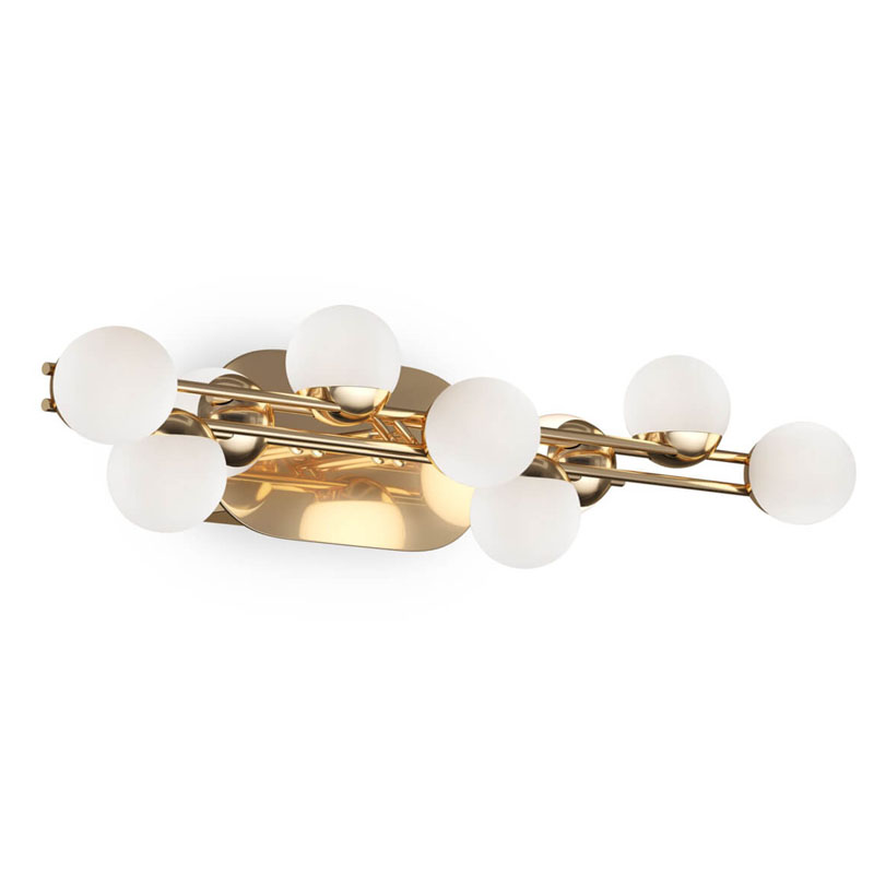 Бра Berries Chandelier horizontal Золотой Белый Бра Berries Chandelier horizontal Золотой Белый в Челябинске | Loft Concept