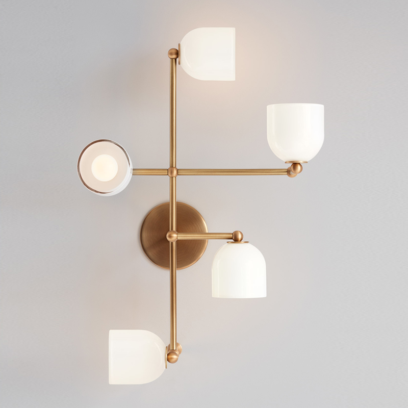 Бра Edie Sconce white Латунь Белый Бра Edie Sconce white Латунь Белый в Челябинске | Loft Concept