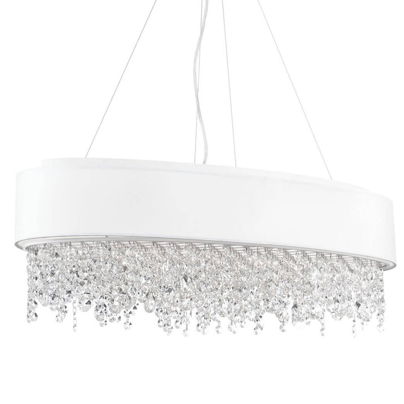 Люстра Maurin Diamond Rain Chandelier Белый Люстра Maurin Diamond Rain Chandelier Белый в Челябинске | Loft Concept
