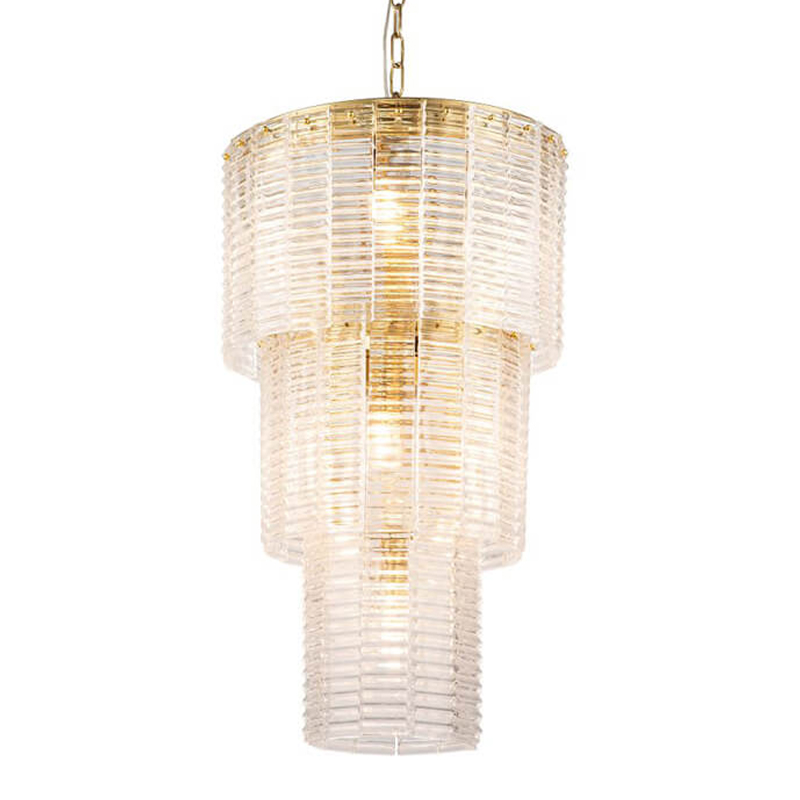 Люстра Branwen Chandelier 41 Золотой Прозрачный Люстра Branwen Chandelier 41 Золотой Прозрачный в Челябинске | Loft Concept