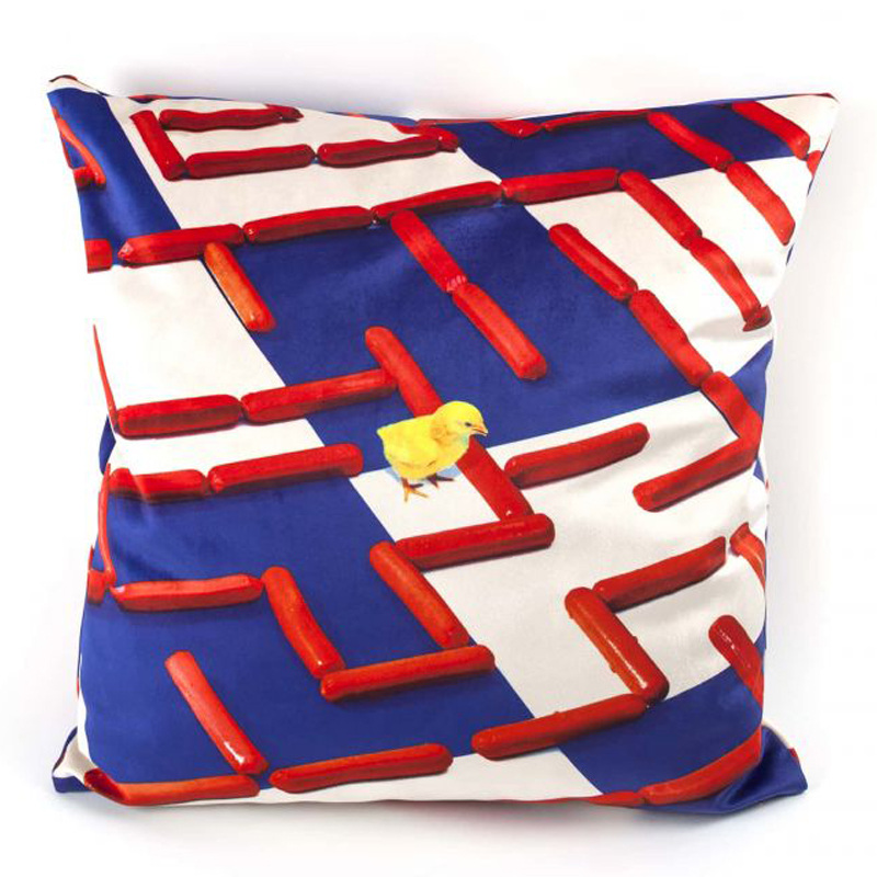 Подушка Seletti Cushion Labyrinth Мульти Подушка Seletti Cushion Labyrinth Мульти в Челябинске | Loft Concept