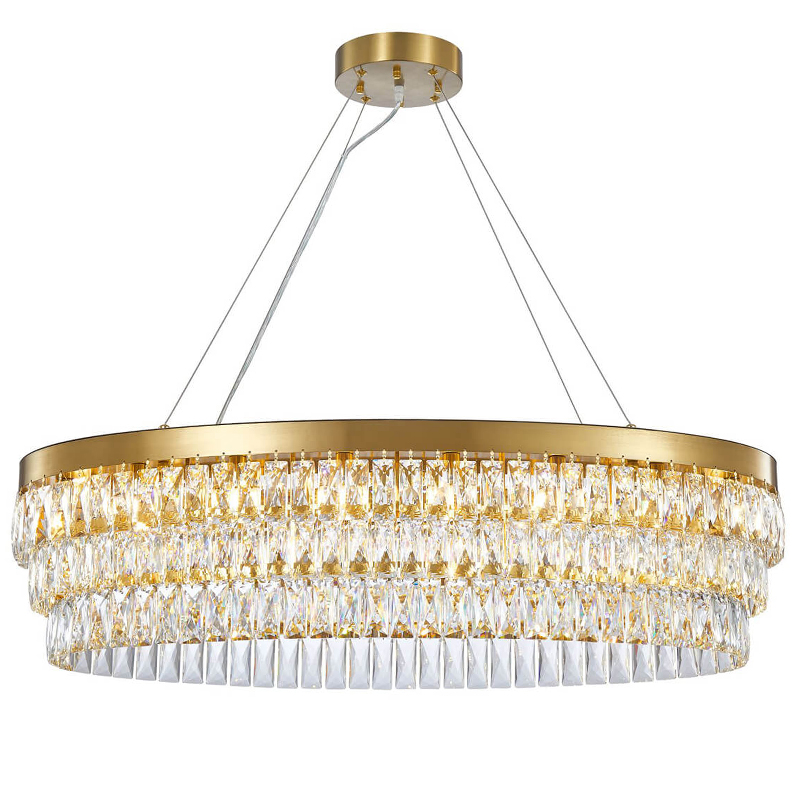 Люстра Melanie Crystal Chandelier Золотой Люстра Melanie Crystal Chandelier Золотой в Челябинске | Loft Concept