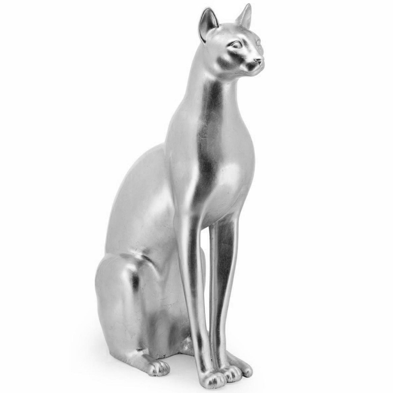 Статуэтка Abhika Egyptian Cat Silver Серебряный Статуэтка Abhika Egyptian Cat Silver Серебряный в Челябинске | Loft Concept