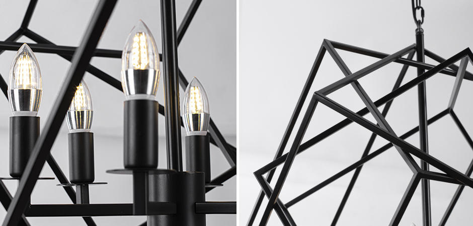 Люстра Cubist Small Chandelier Black Люстра Cubist Small Chandelier Black - Loft-Concept в Челябинске